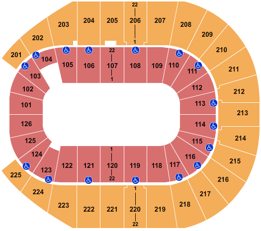 Simmons Bank Arena Monster Jam Seating Chart