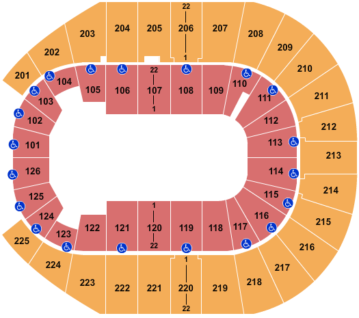 Simmons Bank Arena Monster Jam Seating Chart